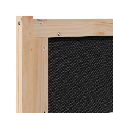 vidaXL Headboard Other Brown 200 cm Solid pine wood