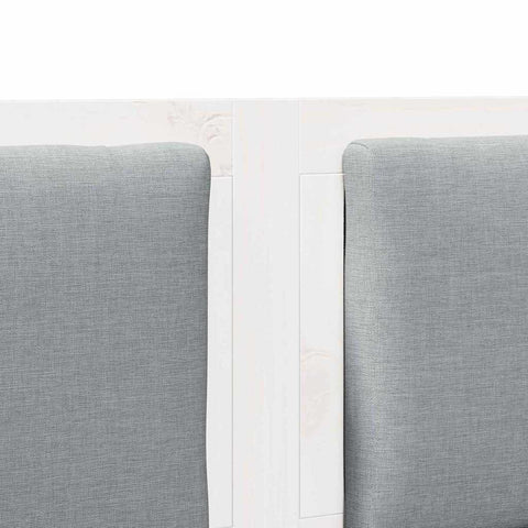 vidaXL Headboard Other White 200 cm Solid pine wood