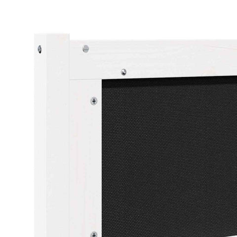 vidaXL Headboard Other White 200 cm Solid pine wood
