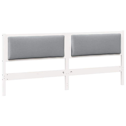 vidaXL Headboard Other White 200 cm Solid pine wood