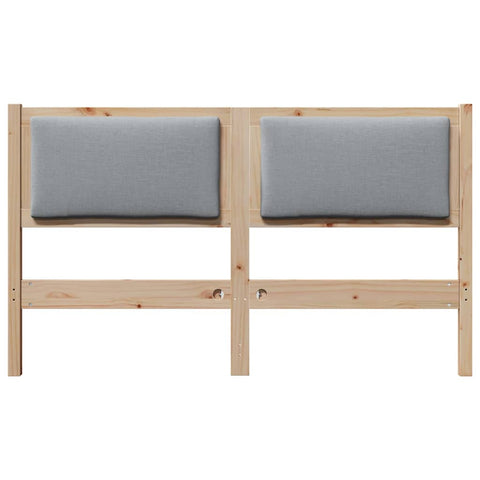 vidaXL Headboard Other Brown 160 cm Solid pine wood