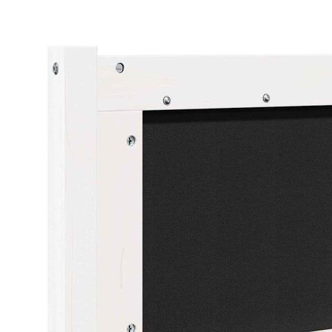 vidaXL Headboard Other White 120 cm Solid pine wood