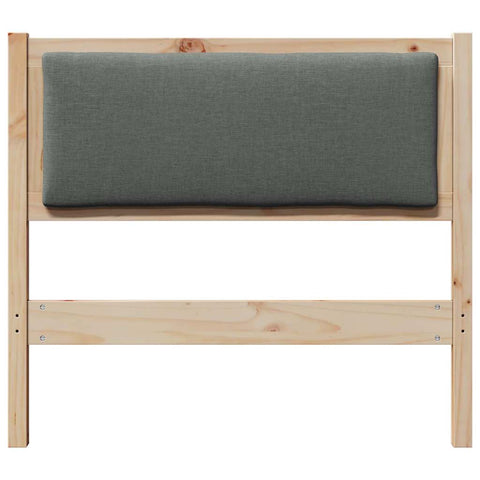 vidaXL Headboard Other Brown 90 cm Solid pine wood