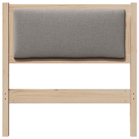 vidaXL Headboard Other Brown 80 cm Solid pine wood