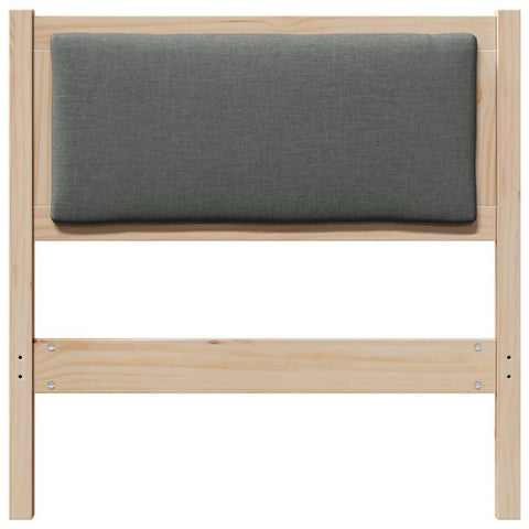 vidaXL Headboard Other Brown 75 cm Solid pine wood