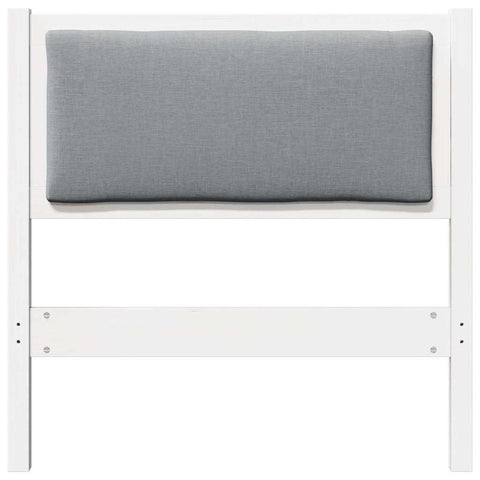 vidaXL Headboard Other White 75 cm Solid pine wood
