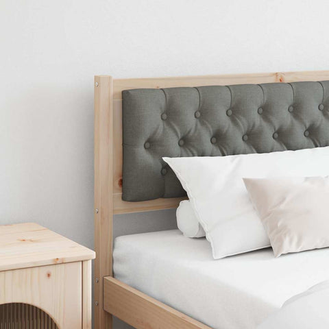 vidaXL Headboard Other Brown and dark grey 200 cm Solid pine wood
