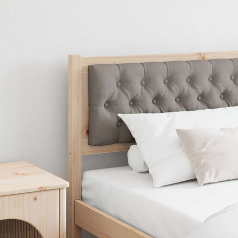 vidaXL Headboard Other Brown and taupe 200 cm Solid pine wood
