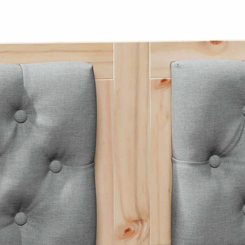 vidaXL Headboard Other Brown and light grey 180 cm Solid pine wood