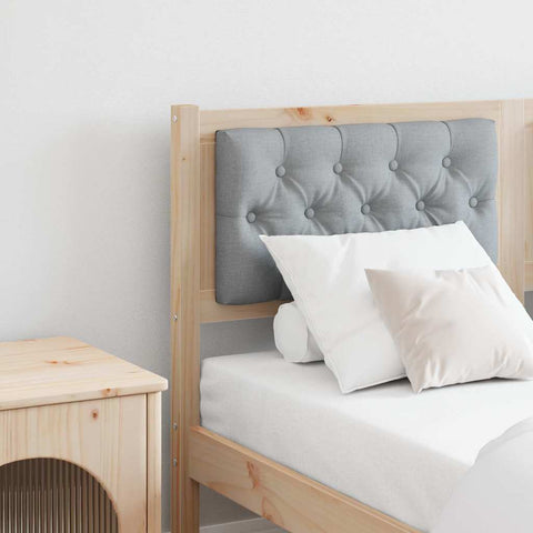 vidaXL Headboard Other Brown and light grey 140 cm Solid pine wood