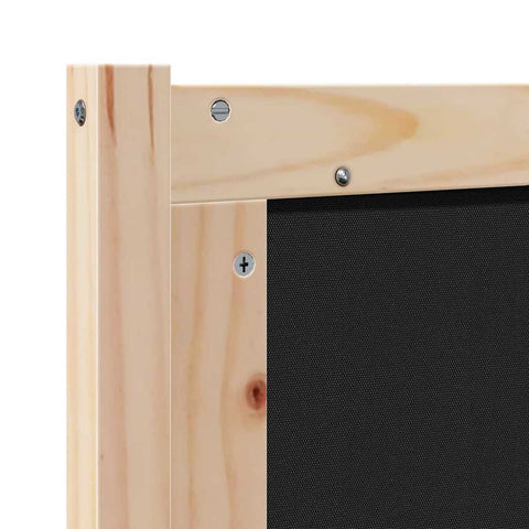 vidaXL Headboard Other Brown and black 120 cm Solid pine wood