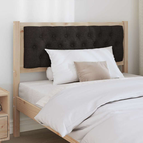 vidaXL Headboard Other Brown and black 100 cm Solid pine wood