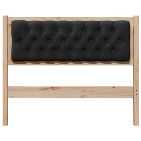 vidaXL Headboard Other Brown and black 100 cm Solid pine wood