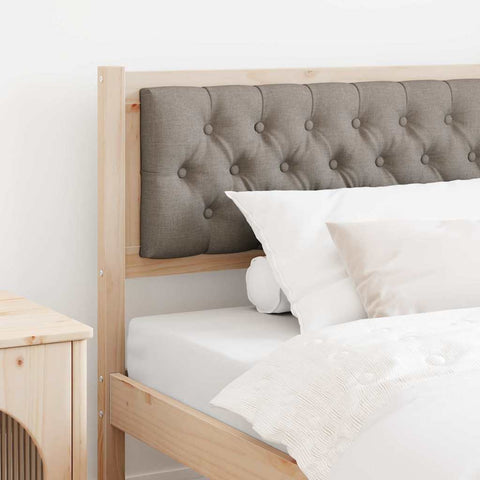 vidaXL Headboard Other Brown and taupe 100 cm Solid pine wood