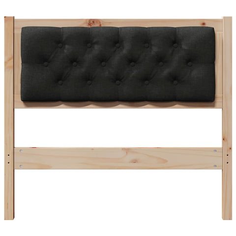vidaXL Headboard Other Brown and black 90 cm Solid pine wood