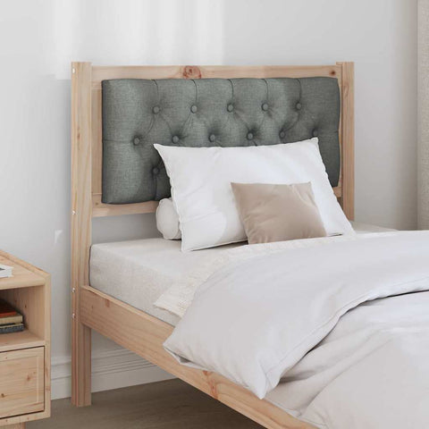vidaXL Headboard Other Brown and dark grey 80 cm Solid pine wood