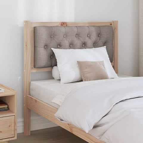 vidaXL Headboard Other Brown and taupe 80 cm Solid pine wood