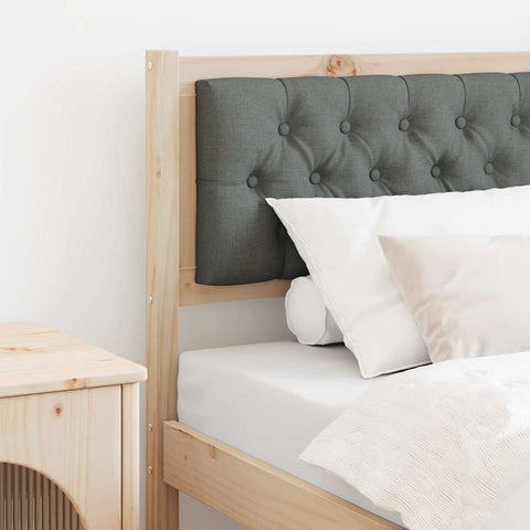 vidaXL Headboard Other Brown and dark grey 75 cm Solid pine wood