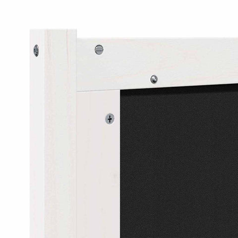 vidaXL Headboard Other White and light grey 75 cm Solid pine wood