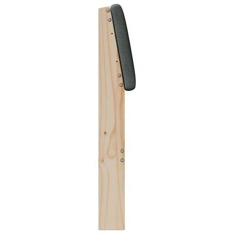 vidaXL Upholstered Headboard Dark Grey 180 cm Solid Pine Wood