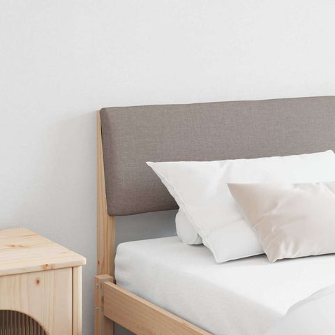vidaXL Upholstered Headboard Taupe 180 cm Solid Pine Wood