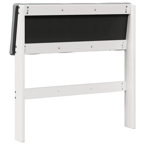 vidaXL Upholstered Headboard Light Grey 80 cm Solid Pine Wood