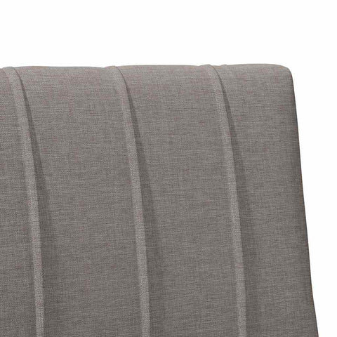 vidaXL Upholstered Headboard Taupe 90 cm Solid Pine Wood