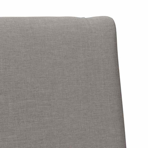 vidaXL Upholstered Headboard Taupe 100 cm Solid Pine Wood