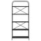 vidaXL Bookshelf Black oak 80 x 30 x 183 cm Engineered wood