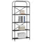 vidaXL Bookshelf Black oak 80 x 30 x 183 cm Engineered wood