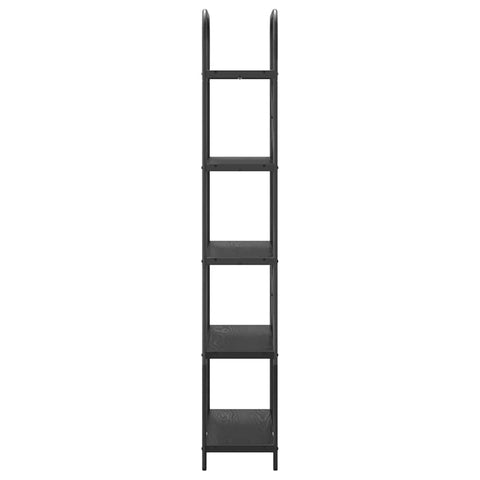 vidaXL Bookshelf Black oak 80 x 30 x 183 cm Engineered wood