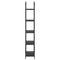 vidaXL Bookshelf Black oak 80 x 30 x 183 cm Engineered wood
