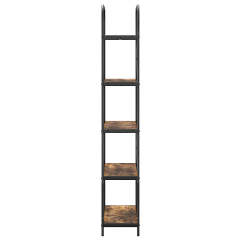 vidaXL Bookshelf Smoked oak 80 x 30 x 183 cm Engineered wood