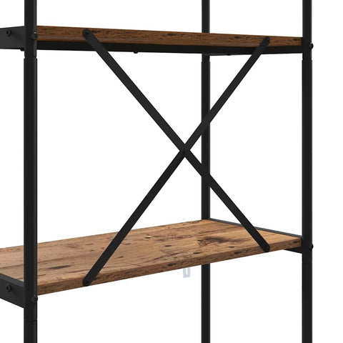 vidaXL Bookshelf Old wood 80 x 30 x 183 cm Engineered wood