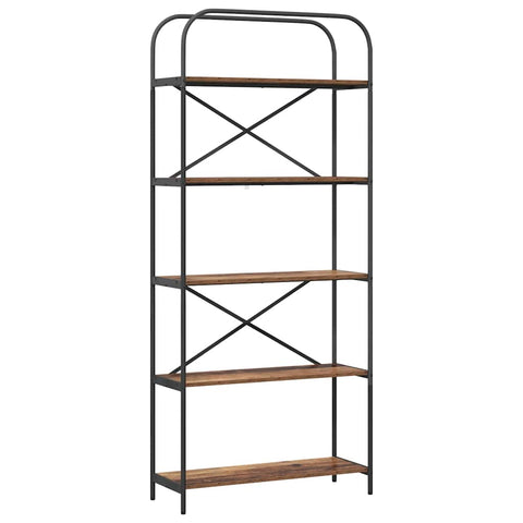 vidaXL Bookshelf Old wood 80 x 30 x 183 cm Engineered wood