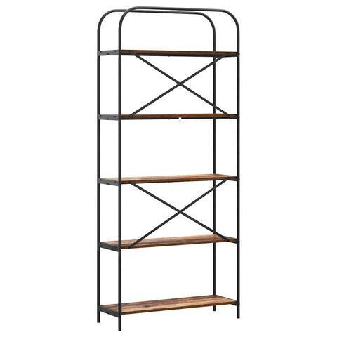 vidaXL Bookshelf Old wood 80 x 30 x 183 cm Engineered wood