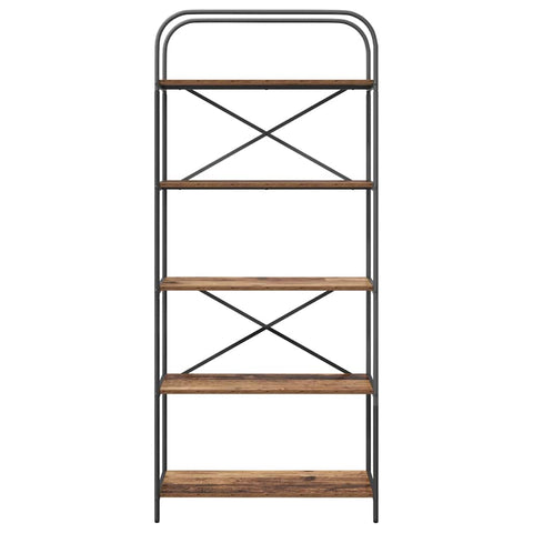vidaXL Bookshelf Old wood 80 x 30 x 183 cm Engineered wood