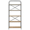 vidaXL Bookshelf Artisan oak 80 x 30 x 183 cm Engineered wood