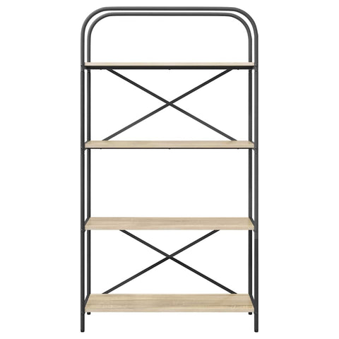 vidaXL Bookshelf Sonoma oak 80 x 30 x 146 cm Engineered wood