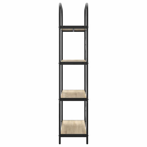 vidaXL Bookshelf Sonoma oak 80 x 30 x 146 cm Engineered wood