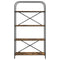 vidaXL Bookshelf Smoked oak 80 x 30 x 146 cm Engineered wood