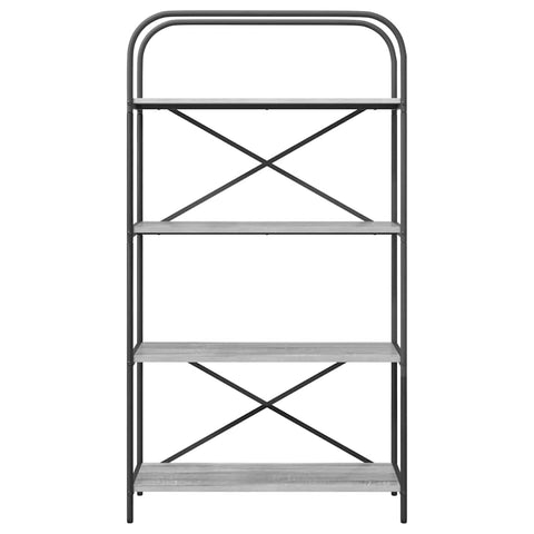 vidaXL Bookshelf Grey sonoma 80 x 30 x 146 cm Engineered wood