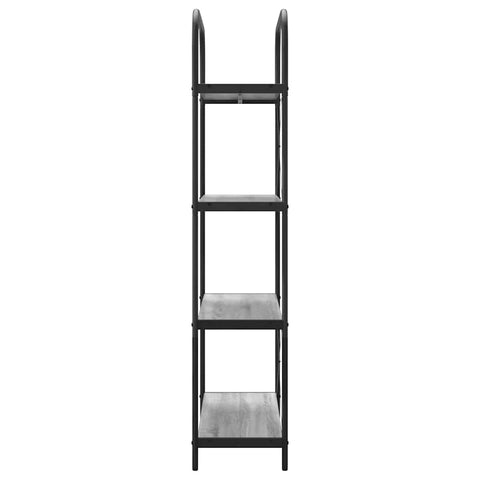 vidaXL Bookshelf Grey sonoma 80 x 30 x 146 cm Engineered wood