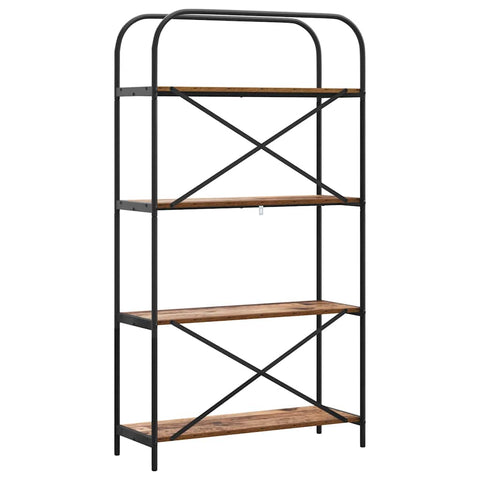 vidaXL Bookshelf Old wood 80 x 30 x 146 cm Engineered wood