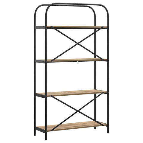 vidaXL Bookshelf Artisan oak 80 x 30 x 146 cm Engineered wood