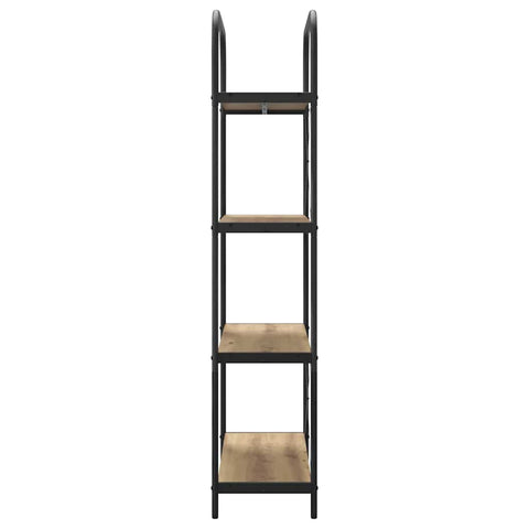 vidaXL Bookshelf Artisan oak 80 x 30 x 146 cm Engineered wood