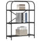 vidaXL Bookshelf Black oak 80 x 30 x 109 cm Engineered wood
