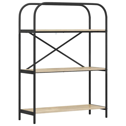 vidaXL Bookshelf Sonoma oak 80 x 30 x 109 cm Engineered wood