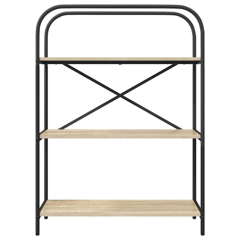 vidaXL Bookshelf Sonoma oak 80 x 30 x 109 cm Engineered wood