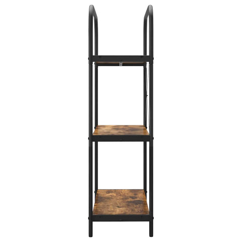 vidaXL Bookshelf Smoked oak 80 x 30 x 109 cm Engineered wood